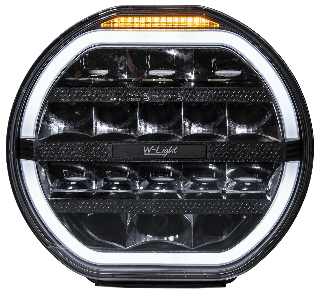W - light Fury 9" 160w - produktbillede forfra | W-Light