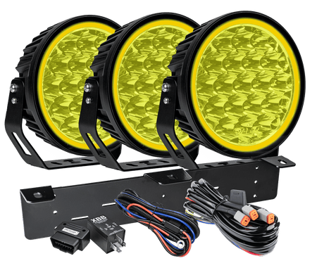 produktbillede fra forsiden viser W – Light XTREME W9 RAD3 – Gul – W-Light