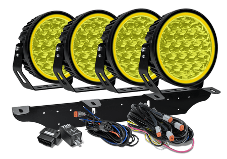 produktbillede fra forsiden viser W – Light XTREME W9 RAD4 – Gul – W-Light