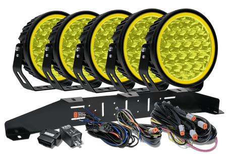 produktbillede fra forsiden viser W – Light XTREME W9 RAD5 – Gul – W-Light
