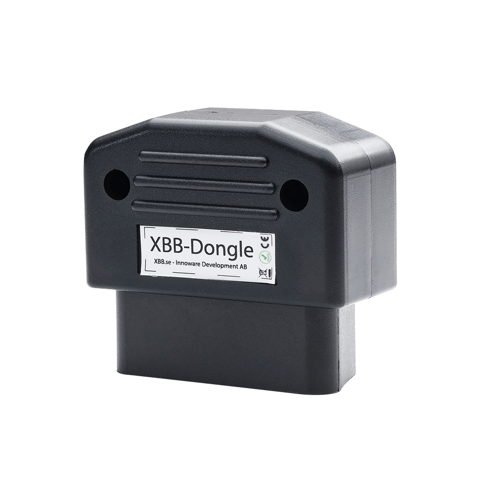 XBB OBD – II Dongle – TESLA Model X & S – produktbillede set forfra | XBB