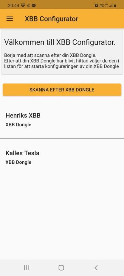 XBB Smart-knap - i brug | XBB